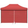 vidaXL Party-Zelt Bordeauxrot 279 x 410 x 315 cm Oxford-Stoff