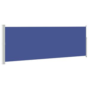 vidaXL Ausziehbare Seitenmarkise 160x500 cm Blau