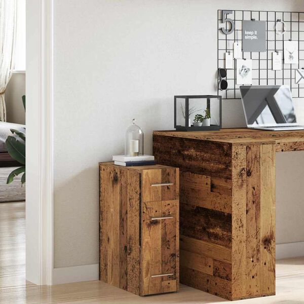 vidaXL Apothekerschrank Altholz 20 x 45.5 x 60 cm Holzwerkstoff