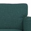 vidaXL Sofa 2 pcs Dunkelgr&uuml;n 162 x 80 x 85 cm Stoff