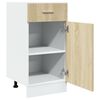 vidaXL Schubunterschrank Lyon Sonoma-Eiche 40x46x81,5 cm Holzwerkstoff