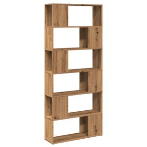 vidaXL B&uuml;cherregal/Raumteiler Artisan-Eiche 80x24x186 cm