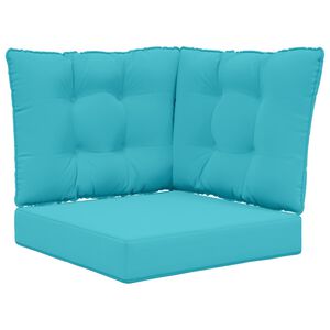 vidaXL Sofakissen f&uuml;r drau&szlig;en Polyester T&uuml;rkis 50,5 x 50,5 cm