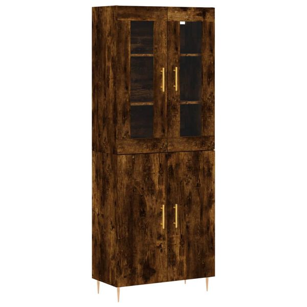 vidaXL Highboard R&auml;uchereiche 69,5x34x180 cm Holzwerkstoff