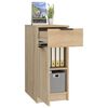 vidaXL B&uuml;roschrank Sonoma-Eiche 33,5x50x75 cm Holzwerkstoff