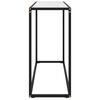 vidaXL Konsolentisch Weiß 100x35x75 cm Hartglas