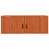 vidaXL Wandschrank Wachsbraun 80 x 30 x 30 cm Massives Kiefernholz