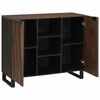 vidaXL Sideboard Braun 90 x 33 x 75 cm massives Mangoholz