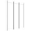 vidaXL 3-tlg. Paravent Wei&szlig; 150x200 cm Stoff