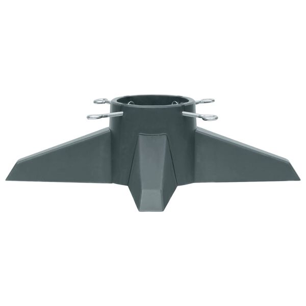 vidaXL Christbaumständer Grün 55,5x55,5x15 cm