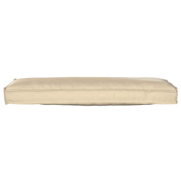 vidaXL Kissen Beige 120 x 40 x 8 cm Oxford-Stoff