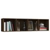 vidaXL B&uuml;cherschrank/TV-Schrank Eichen-Optik 143x30x36cm Holzwerkstoff