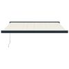 vidaXL Markise Einziehbar Creme 3,5x2,5 m Stoff und Aluminium