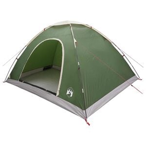 vidaXL Campingzelt mit Dach mit Luftentl&uuml;ftung Gr&uuml;n 335 x 275 x 180 cm