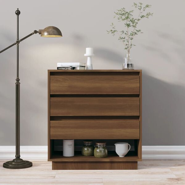 vidaXL Sideboard Braun Eichen-Optik 70x41x75 cm Holzwerkstoff