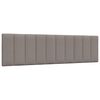 vidaXL Kopfteil-Kissen "Hanko" Taupe 180 cm Stoff