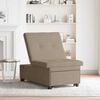 vidaXL Schlafsofa Taupe 194 x 67 x 82 cm Mikrofaser