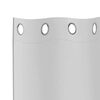 vidaXL Verdunkelungs-Vorhänge mit Ringen 2 pcs Helles Grau