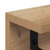 vidaXL Wandmontierter nachttisch Artisan-Eiche 80 x 10,5 x 10,5 cm