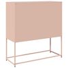 vidaXL Sideboard Rosa 100,5x39x107 cm Kaltgewalzter Stahl