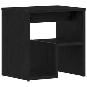vidaXL Nachttisch Schwarz Eichen-Optik 40 x 30 x 40 cm Holzwerkstoff