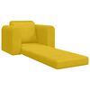 vidaXL Schlafsofa Gelb 98 x 71 x 83 cm Samt