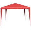 vidaXL Partyzelt Rot 400 x 300 x 255 cm PE und Stahl