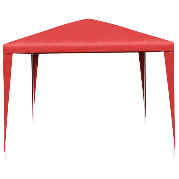 vidaXL Partyzelt Rot 400 x 300 x 255 cm PE und Stahl