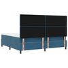 vidaXL Boxspringbett mit Matratze Dunkelblau 200 x 200 cm Stoff