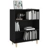 vidaXL Sideboard Schwarz 69,5x32,5x90 cm Holzwerkstoff