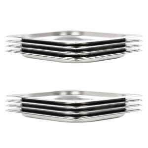 vidaXL Gastronormbeh&auml;lter 8 Stk. GN 1/2 20 mm Edelstahl