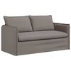 vidaXL Sofa 2 pcs Taupe 196 x 82 x 85 cm Stoff