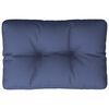 vidaXL Palettenkissen Marineblau 50x40x12 cm Stoff