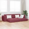 vidaXL Schlafsofa 200cm Weinrot Stoff