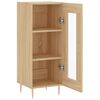 vidaXL Sideboard Sonoma-Eiche 34,5x34x90 cm Holzwerkstoff