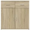 vidaXL Sideboards 2 Stk. Sonoma-Eiche 79x38x80 cm Holzwerkstoff
