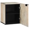 vidaXL Waschbeckenschrank mit Tür Weiß 38 x 33,5 x 48 cm Holzwerkstoff