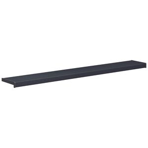 vidaXL Fensterbank Anthrazit mit Holzmaserung 120 x 20 x 4,5 cm PVC