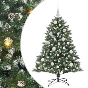 vidaXL K&uuml;nstlicher Weihnachtsbaum mit 150 LEDs mit St&auml;nder Gr&uuml;n 120 cm