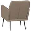 vidaXL Sessel Cappuccino-Braun 61x78x80 cm Kunstleder