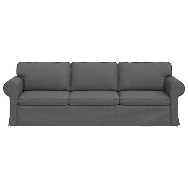 vidaXL Sofa Dunkelgrau Gesamtabmessungen: 245 x 82 x 80 cm (B x T x H)