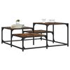 vidaXL Couchtisch R&auml;uchereiche 87,5x87,5x40 cm Holzwerkstoff