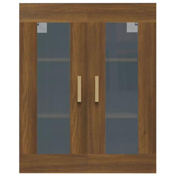 vidaXL Hängeschrank Braun Eichen-Optik 69,5x34x90 cm