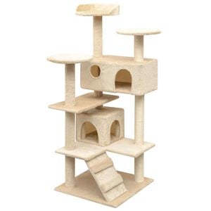 vidaXL Katzen-Kratzbaum Sisal 125 cm Beige