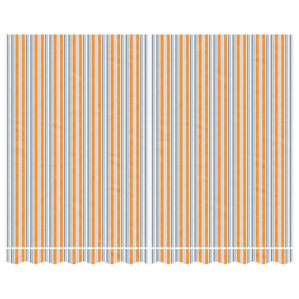 vidaXL Markisenbespannung Mehrfarbig Gestreift 3,5x2,5 m