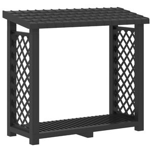 vidaXL Brennholzregal 114 x 46 x 101 cm PP Anthrazit