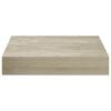 vidaXL Schwebende Wandregale 2 Stk. Eichefarben 23x23,5x3,8cm MDF