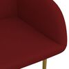 vidaXL Esszimmerst&uuml;hle 6 Stk. Weinrot Samt