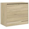 vidaXL Schuhschrank Sonoma-Eiche 80x42x69 cm Holzwerkstoff