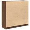 vidaXL Sideboard mit Schubladen Braun Eichen-Optik 100,5x35x98,5 cm